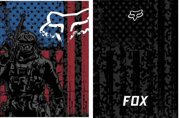 Motocross Fox American Veteran