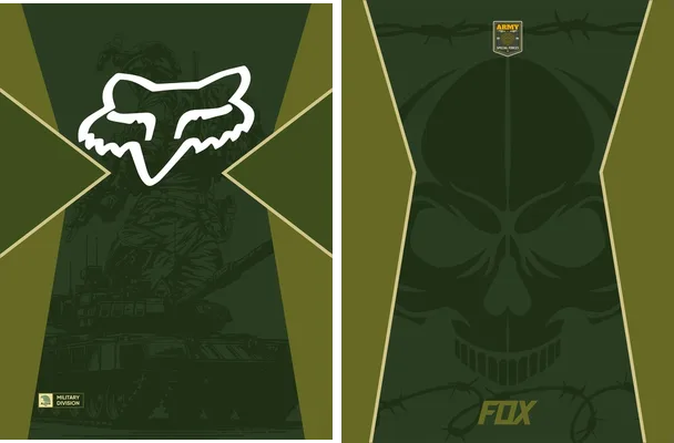 Motocross Fox Militar