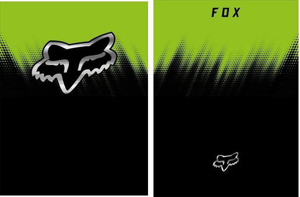Motocross Fox Racing Green Q 1