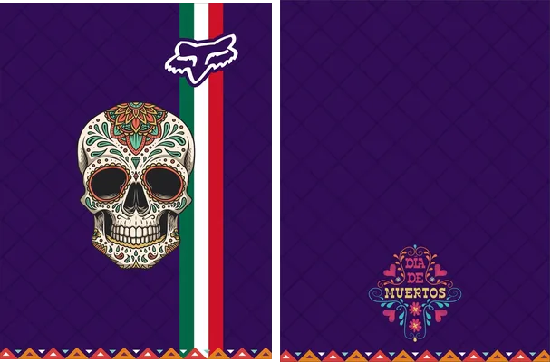 Motocross Fox Dia De Muertos