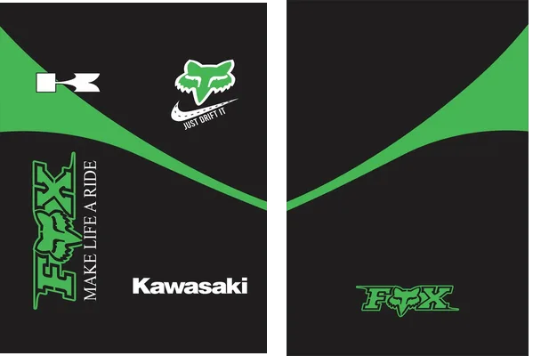 Motocross Fox Kawasaki