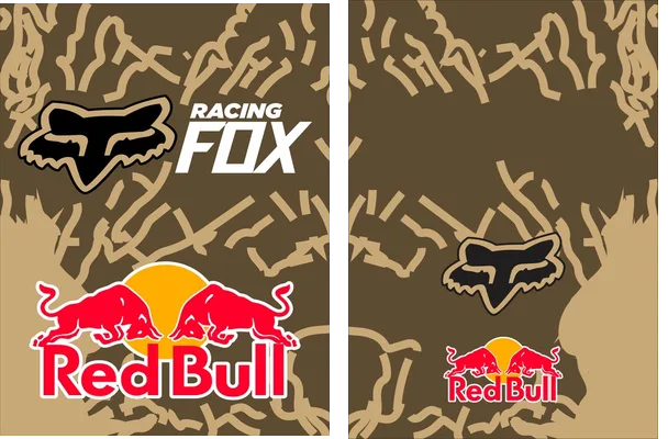 Motocross Fox Red Bull