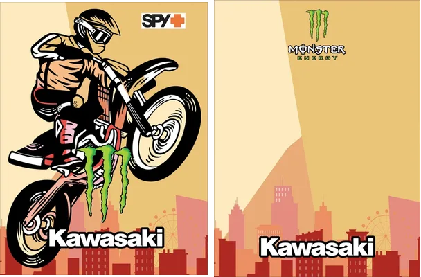 Motocross Kawasaki Monster Q 1