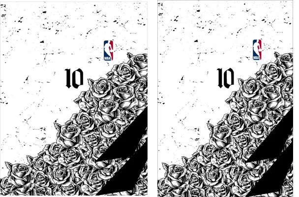 NBA Black Rose Concept