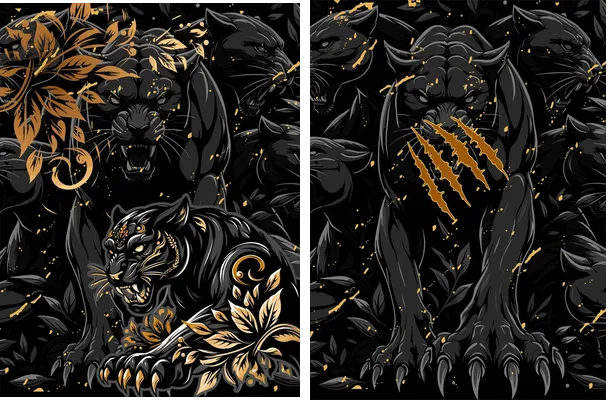 PANTERA DORADO FLORAL INTERCLASSE 2025