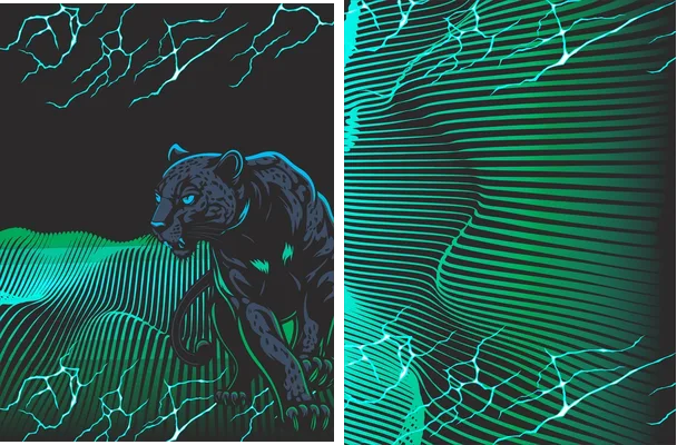PANTERA ELECTRIC VERDE NEGRO 2024