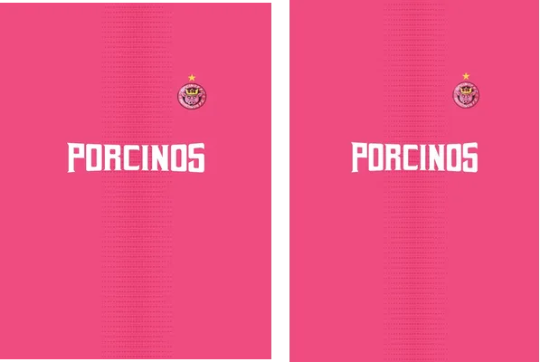 PORCINOS F.C DESIGN