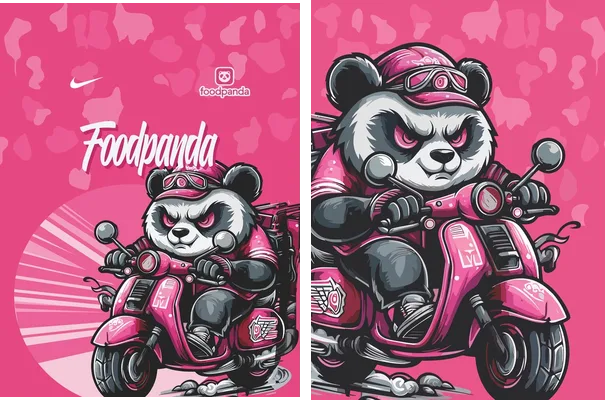 Panda Interclasse Fucsia Q 1