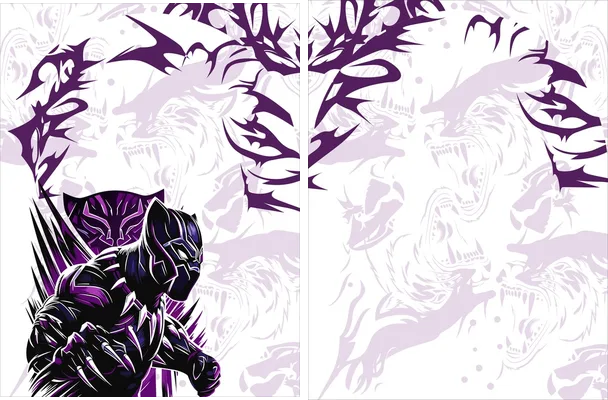 Pantera Negra Morado 25