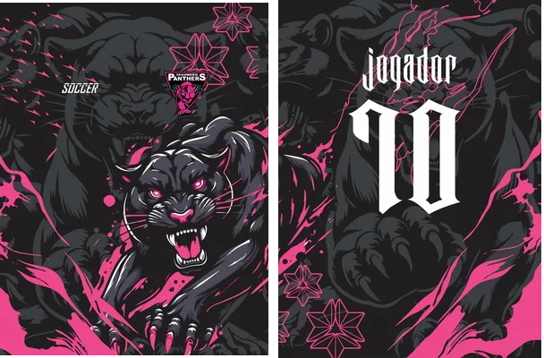 Pantera Negro Magenta 25 Q 1