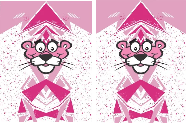 Pantera Rosa Blanco