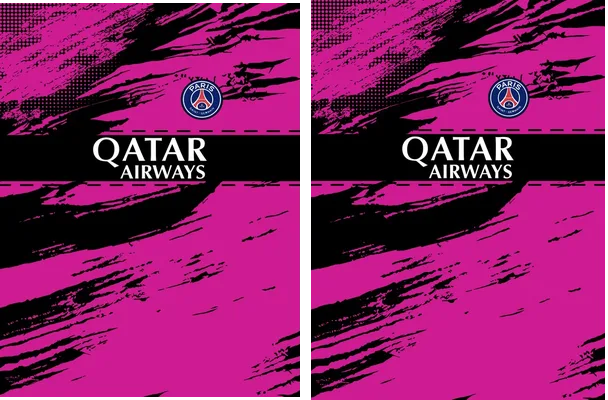 Paris Saint Germain Pink Grunge Concept