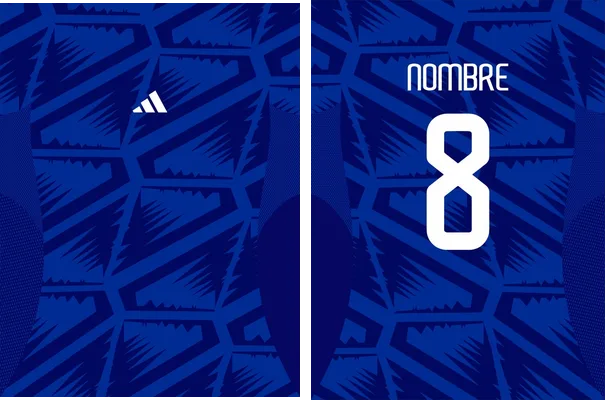 Pattern Azul Adidas 25