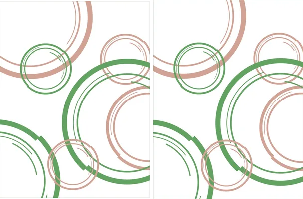 Pattern Circle Duo Colors