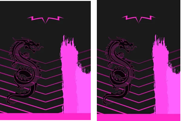 Pattern Dragon Fuxia 2023