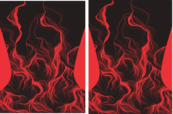 Pattern Fuego Rojo