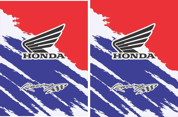 Pattern Honda Racing Motocross