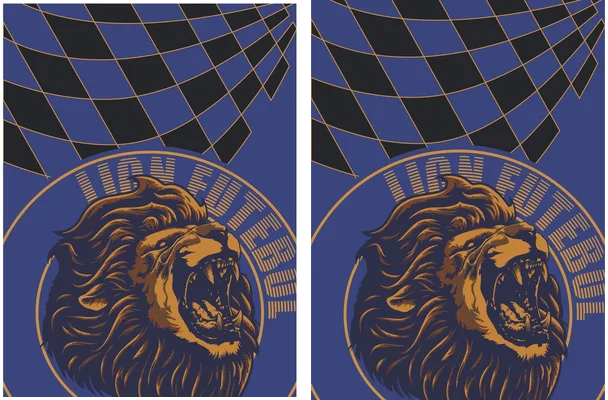 Pattern Soccer Lion Futebol