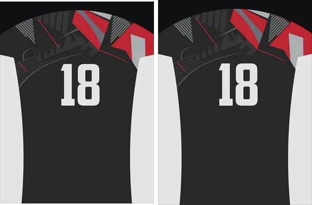 Pattern Sport Black and Red