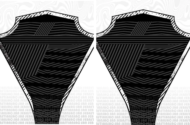 Pattern Sports Black Geometric