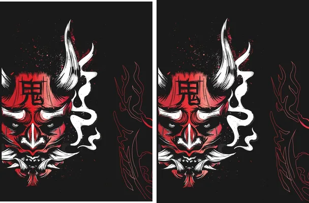 Pattern Sports Dragon Brush Red Black