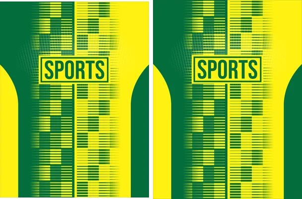 Pattern Sports Lines Degrade Green6