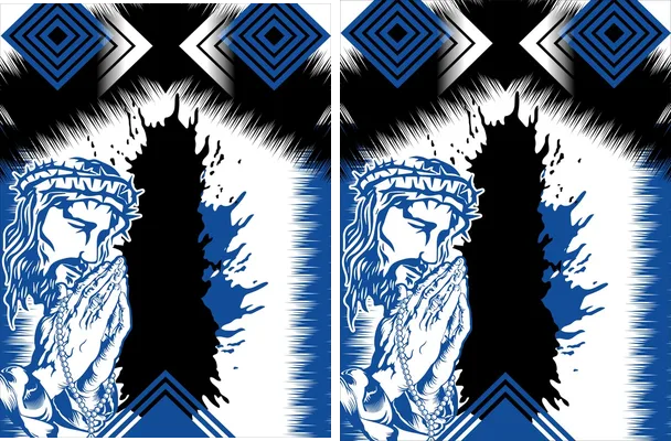 Pattern Sports Religioso Concepto