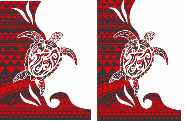 Pattern polynesian Vector 2022 23