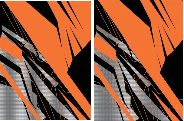 Polo Geometric Orange 24 PRO