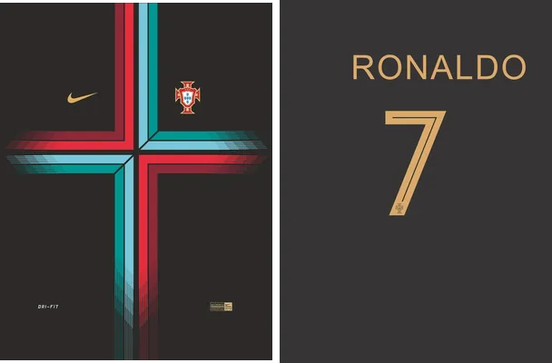 Portugal Camiseta Alternativa 2018