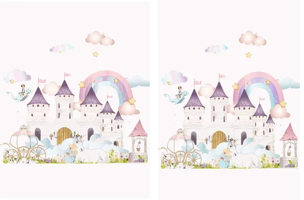 Princess Castle Wall Design
