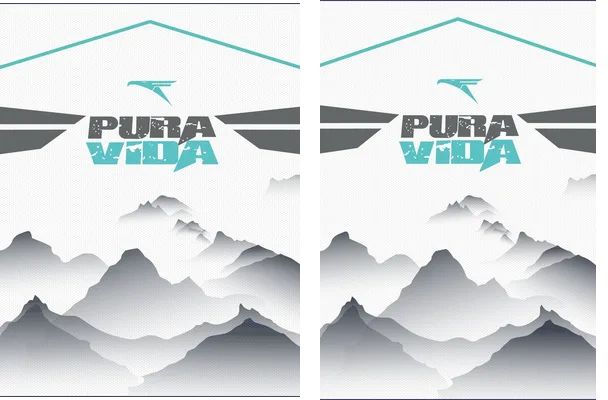 Pura Vida Gray Design