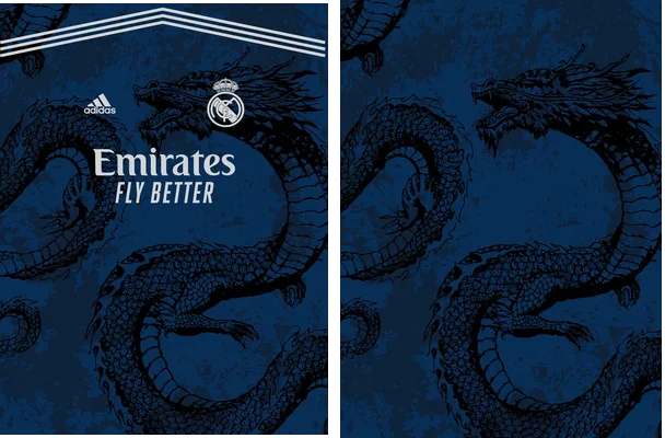 REAL MADRID DRAGON AZUL