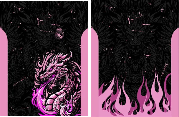REAL MADRID FANTASY DRAGÓN ROSA 2025