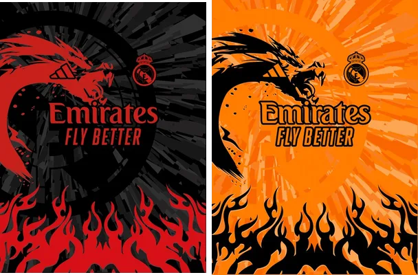 REAL MADRID GRUNGE DRAGON
