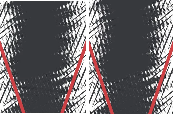 RED HALFTONE SOCCER