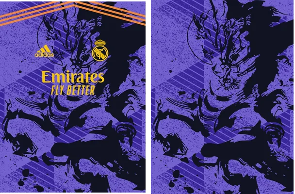 Real Madrid 2023 24 Dragon Special Edition Version purpura