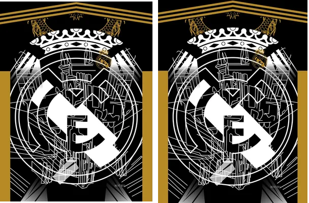 Real Madrid Drawn Concept