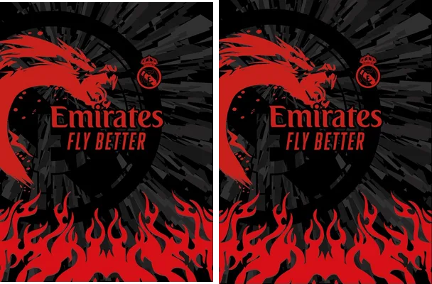 Real Madrid Grunge Dragon Concept
