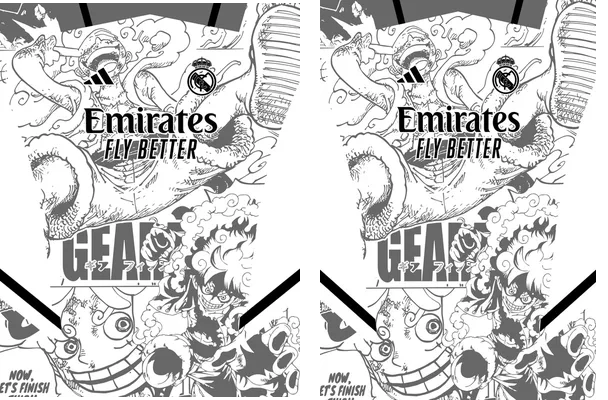 Real Madrid One Piece Luffy