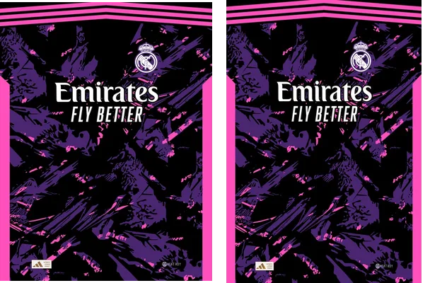 Real Madrid Purple Grunge