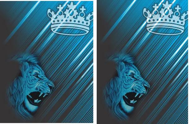 Rey Leon Geometric Celeste