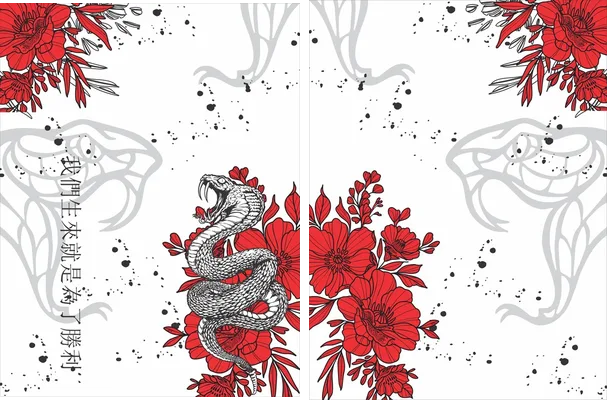 SERPIENTE FLORAL ROJO INTERCLASSE 2024