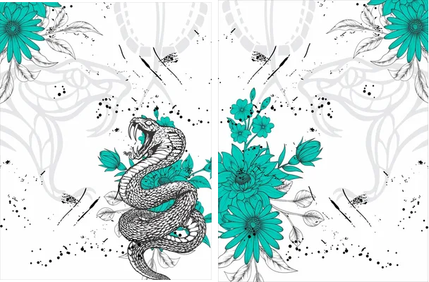 SERPIENTE FLORAL VERDE INTERCLASSE 2024