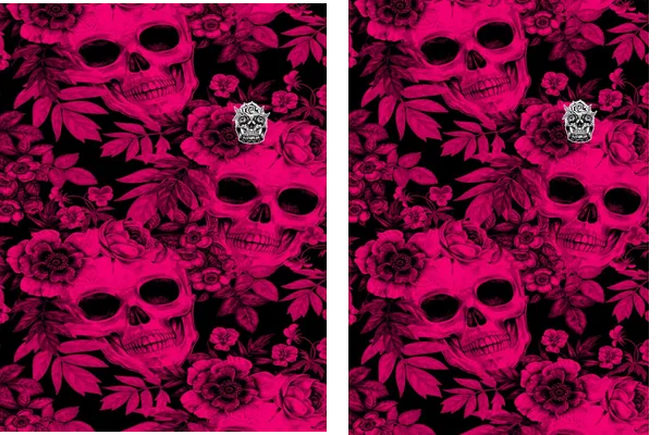 SKULL PATTERN ROSES