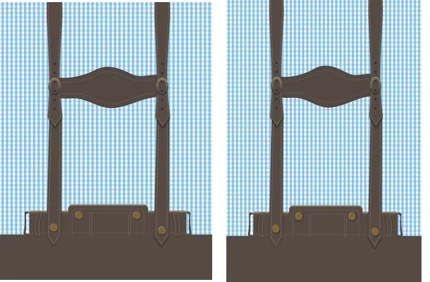 Simulations shirt with suspenders