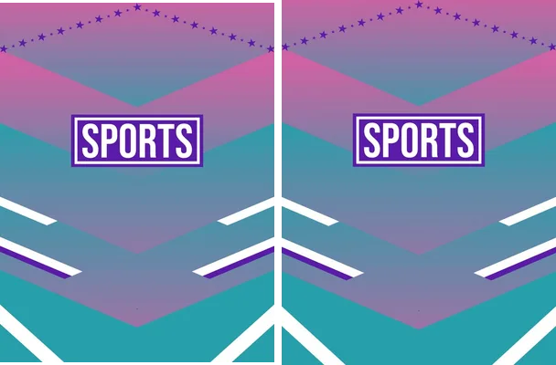 Sport Geometric Degrade Designs