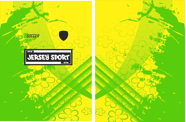 Sport Grunge Flor Verde