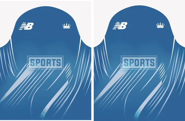 Sport Pattern Lines Degrade Blue y Red