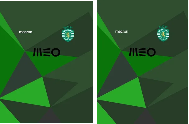 Sporting Portugal Away Kit Triangulos